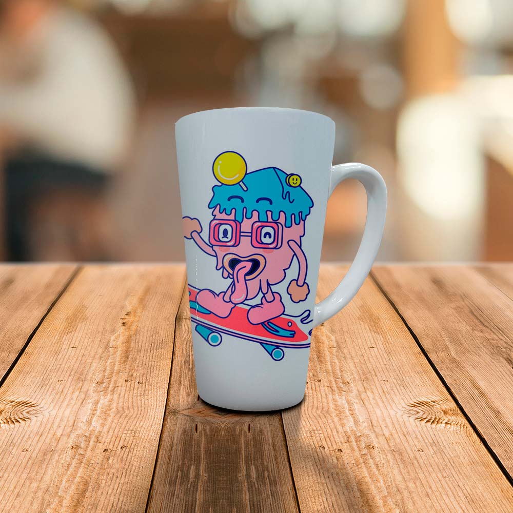 Taza Blanca Cónica de 17 Onzas Personalizable - Imagen 4